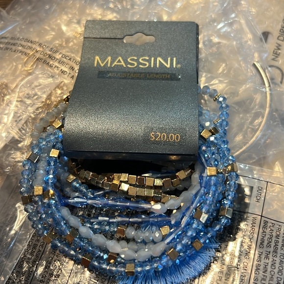 Blue and Gold Color Bracelet - Picture 3 of 3